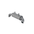 Mbrp Single Slip-on Exhaust System With 4.5" Performance Muffler Fits