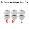 Grey S M L Memory Foam Ear Tips Cover For Galaxy Buds Pro Earbuds