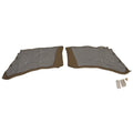 Larson 350 Cabrio Boat Side Camper Curtains | Ameritex Brown (Set Of