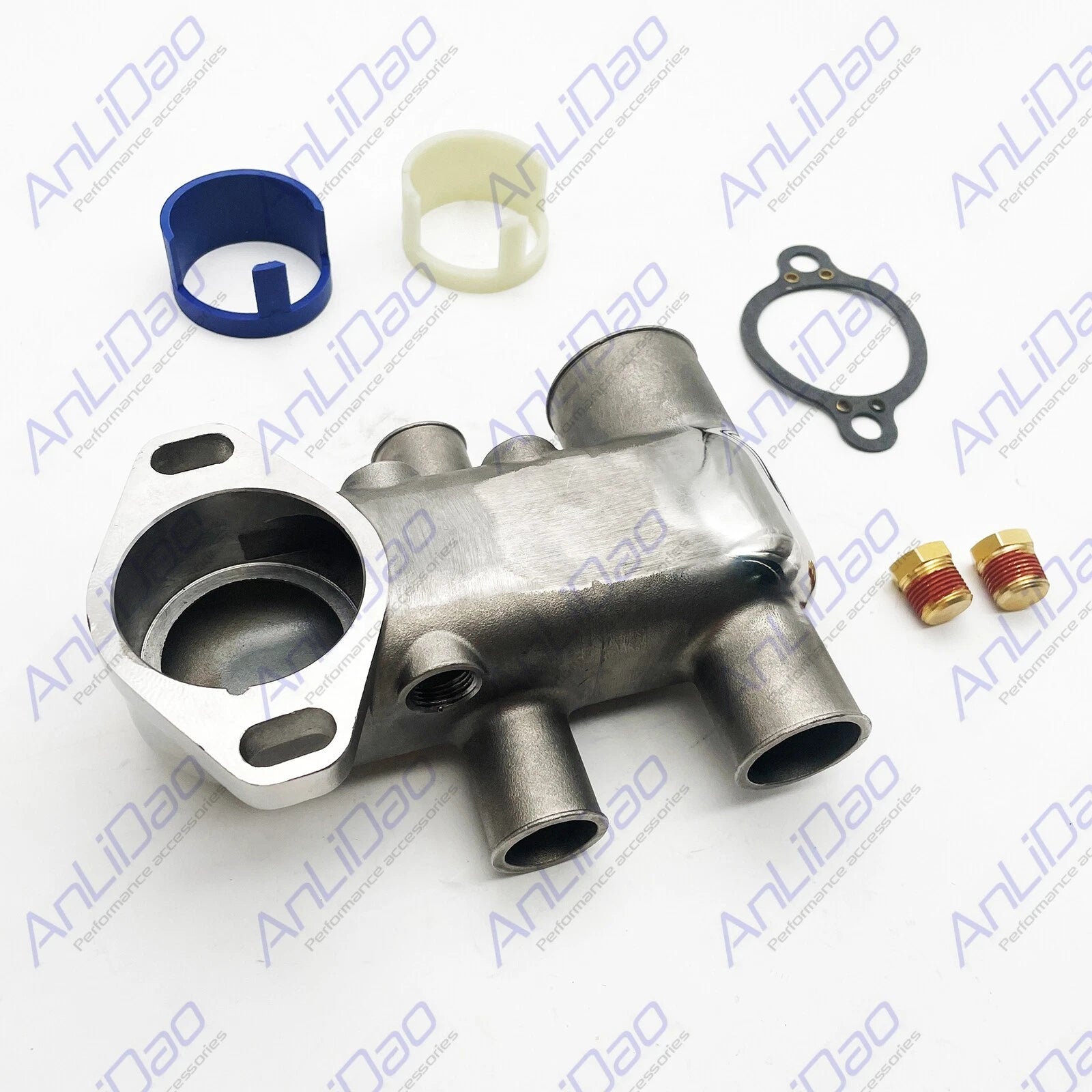 Fit Mercruiser Sierra Stainless Steel Thermostat Housing Kit 861006a