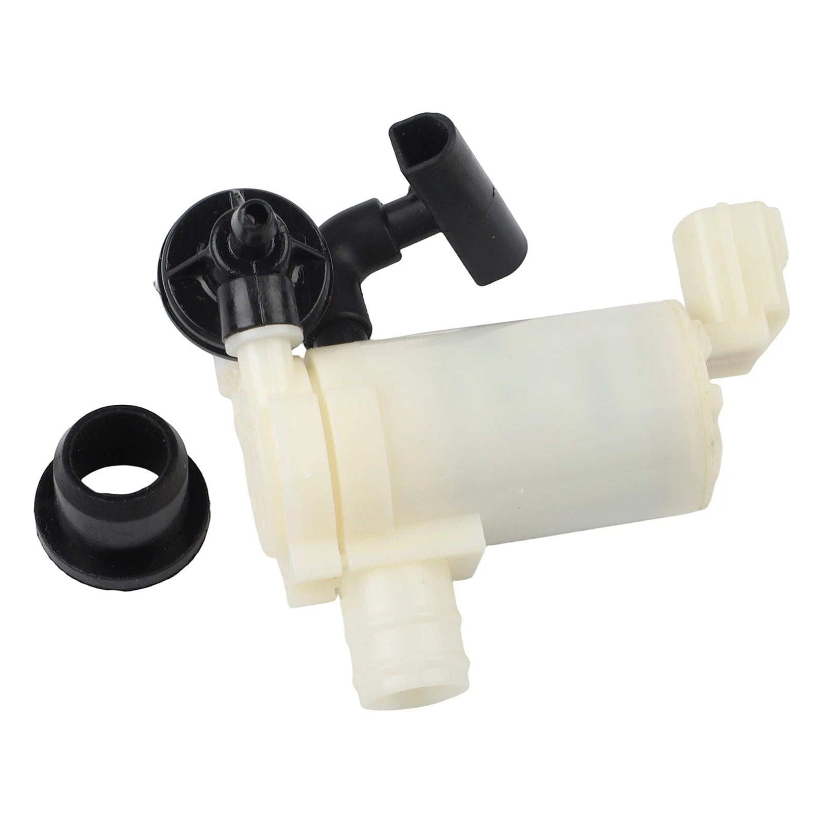 Black + White Car Windscreen Windshield Water Washer Pump For Mazda