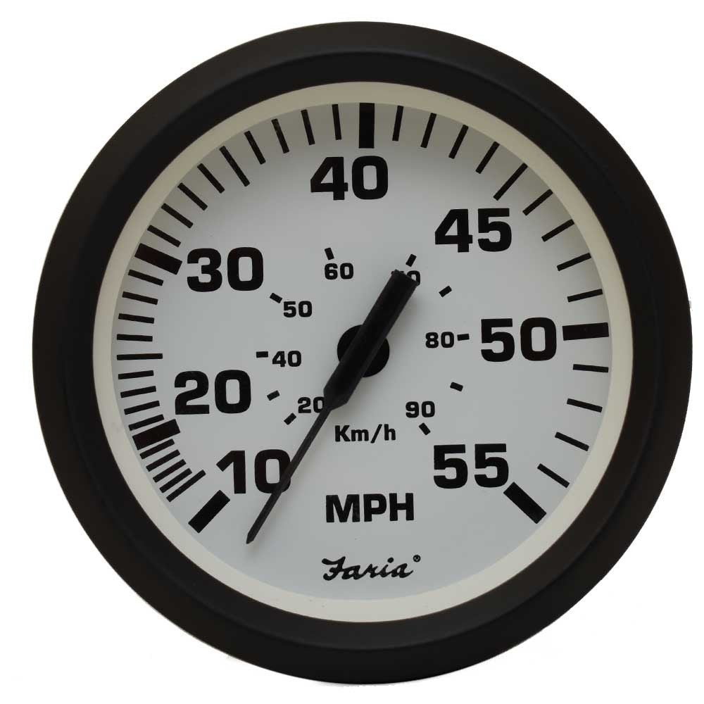Faria Boat Speedometer Gauge 3 1/4 Inch by Faria