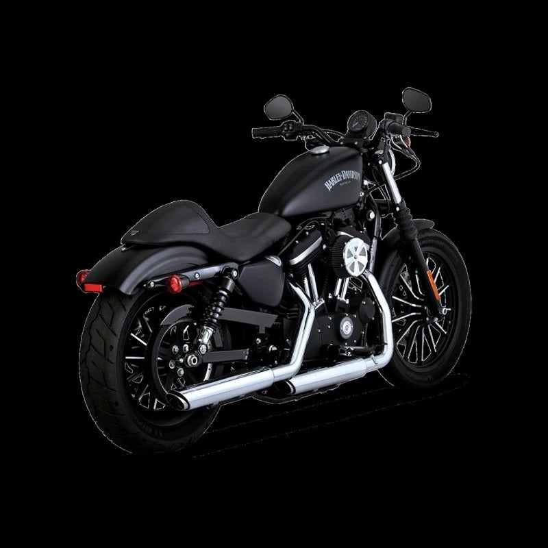 Vance & Hines Hd Sportster 14-22 Twin Slash 3in Pcx Slip-on Exhaust