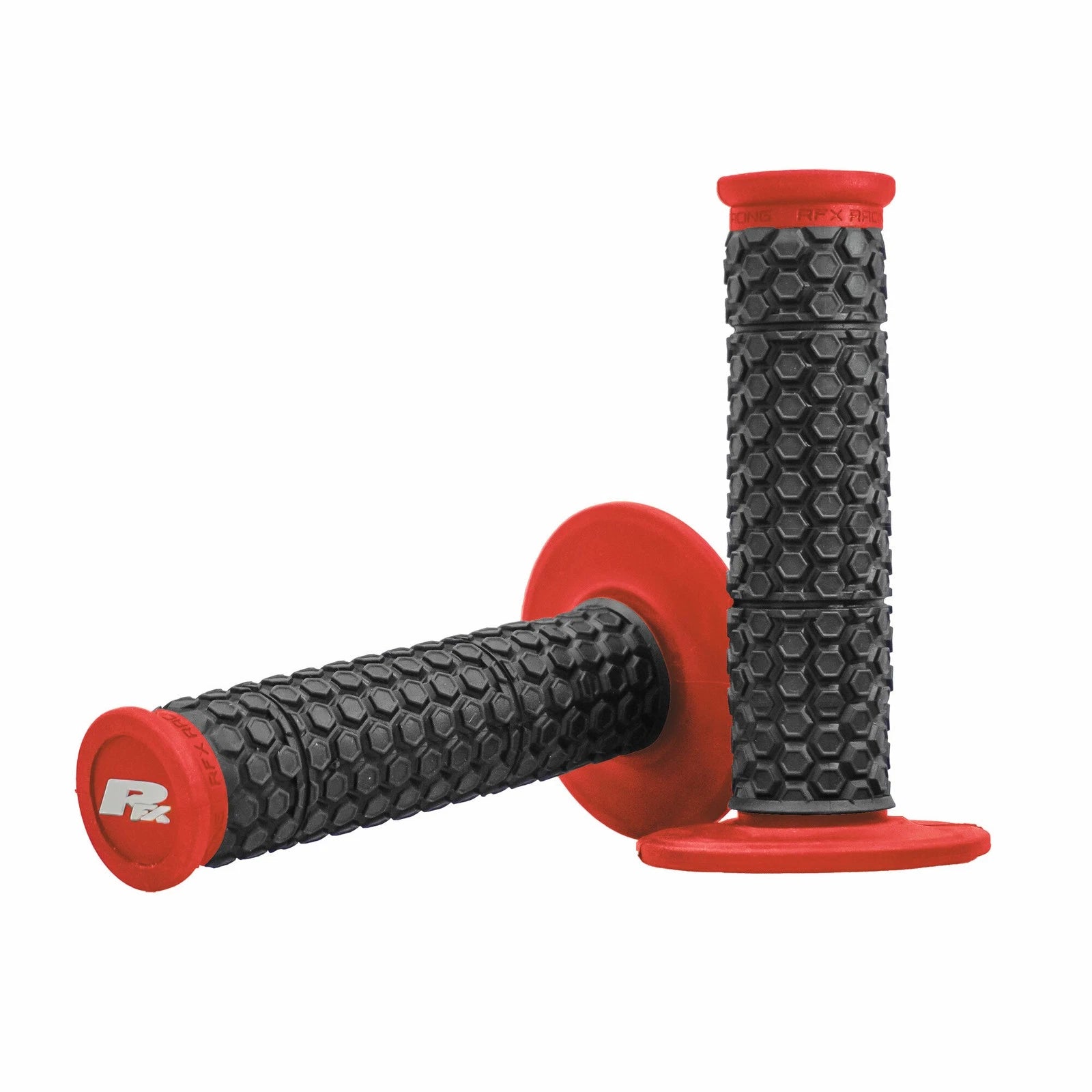 Rfx Nanotube Grip Red With Black Center For Offroad Motorcycles