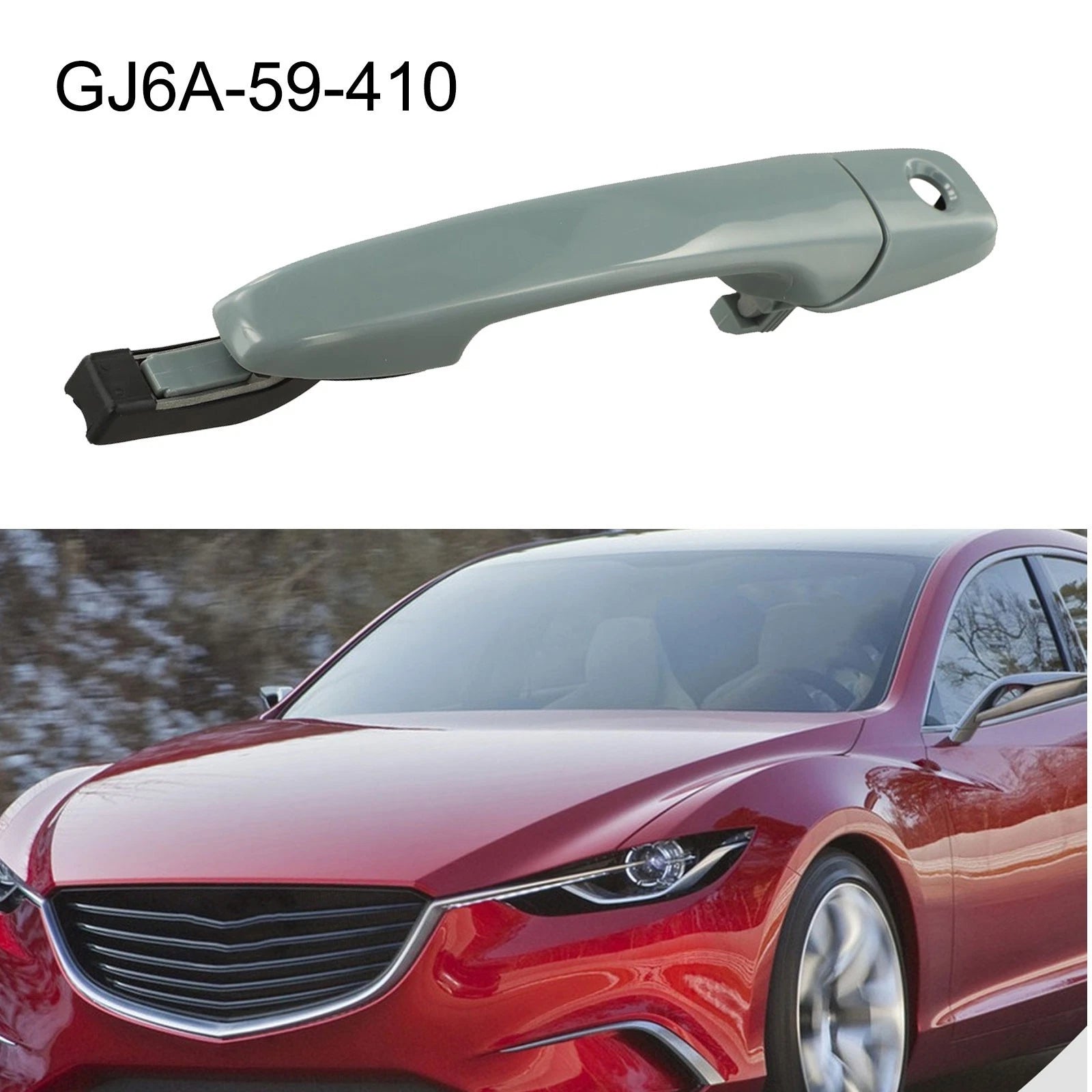 Practical Front Left Door Handle For Mazda 3 5 For Rx8 For Cx7 200412