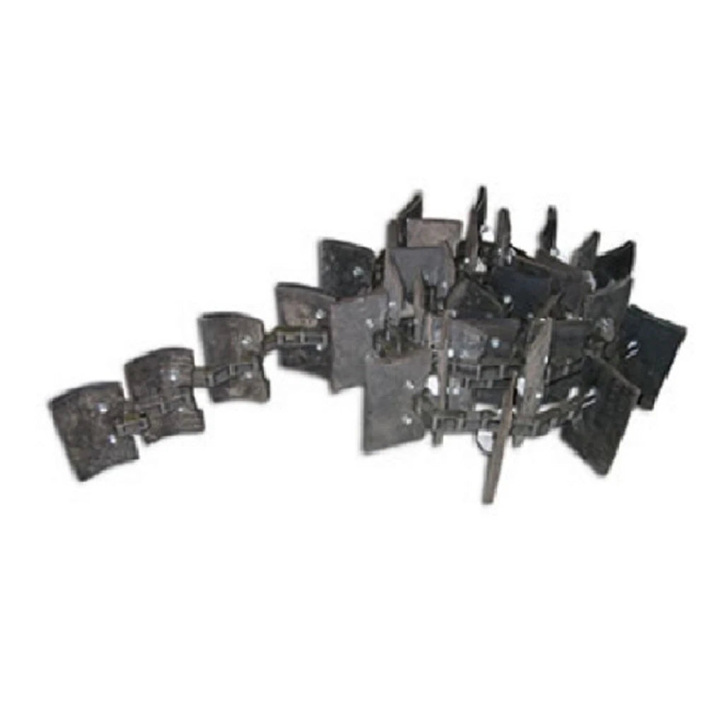 Amah87747 Clean Grain Elevator Chain, Rubber Paddles