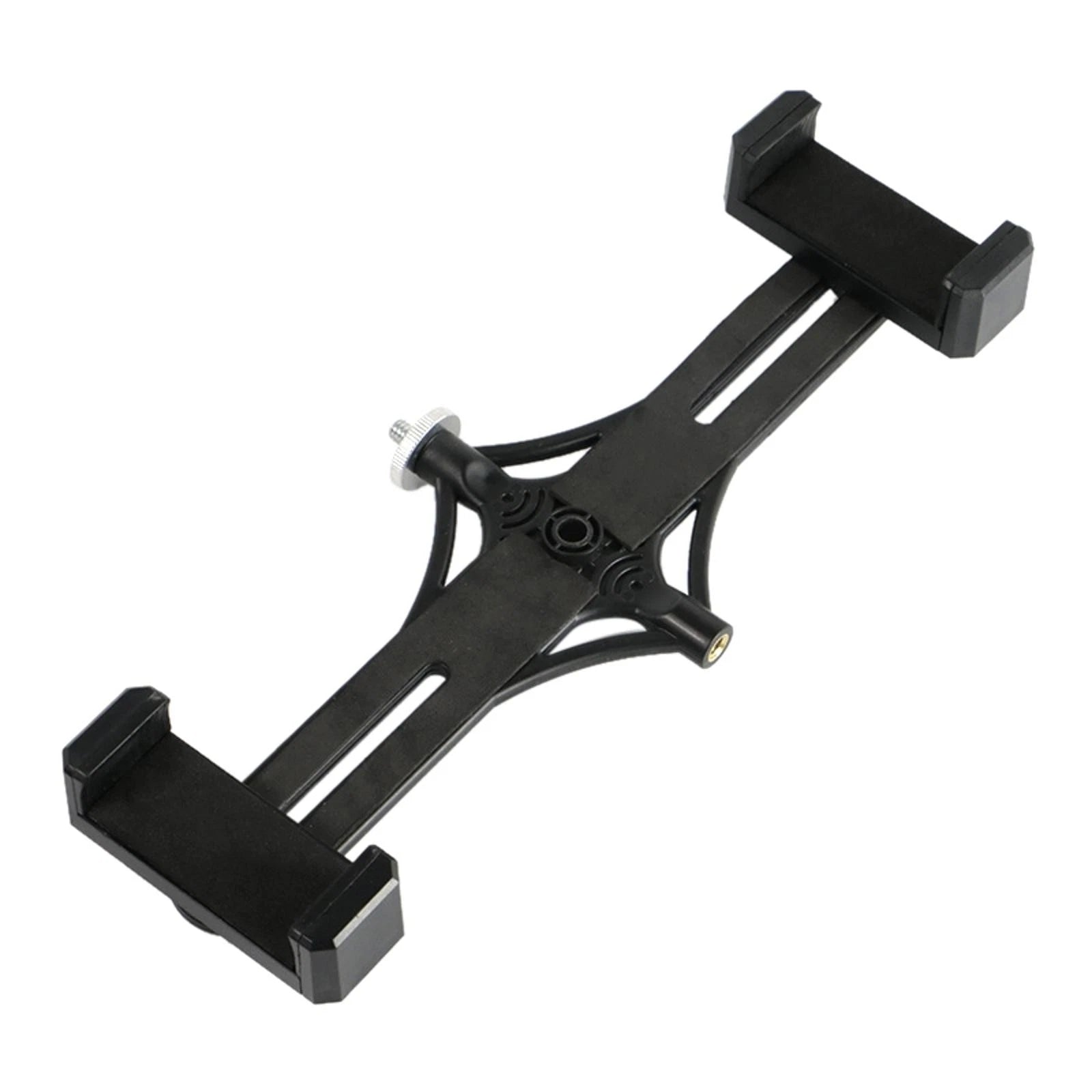 Dual Phone Holder Bracket For Tripod Led Light Livestream Vertical
