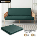Hunter Green Twin Size Slipcover Stretch Futon Cover Wa