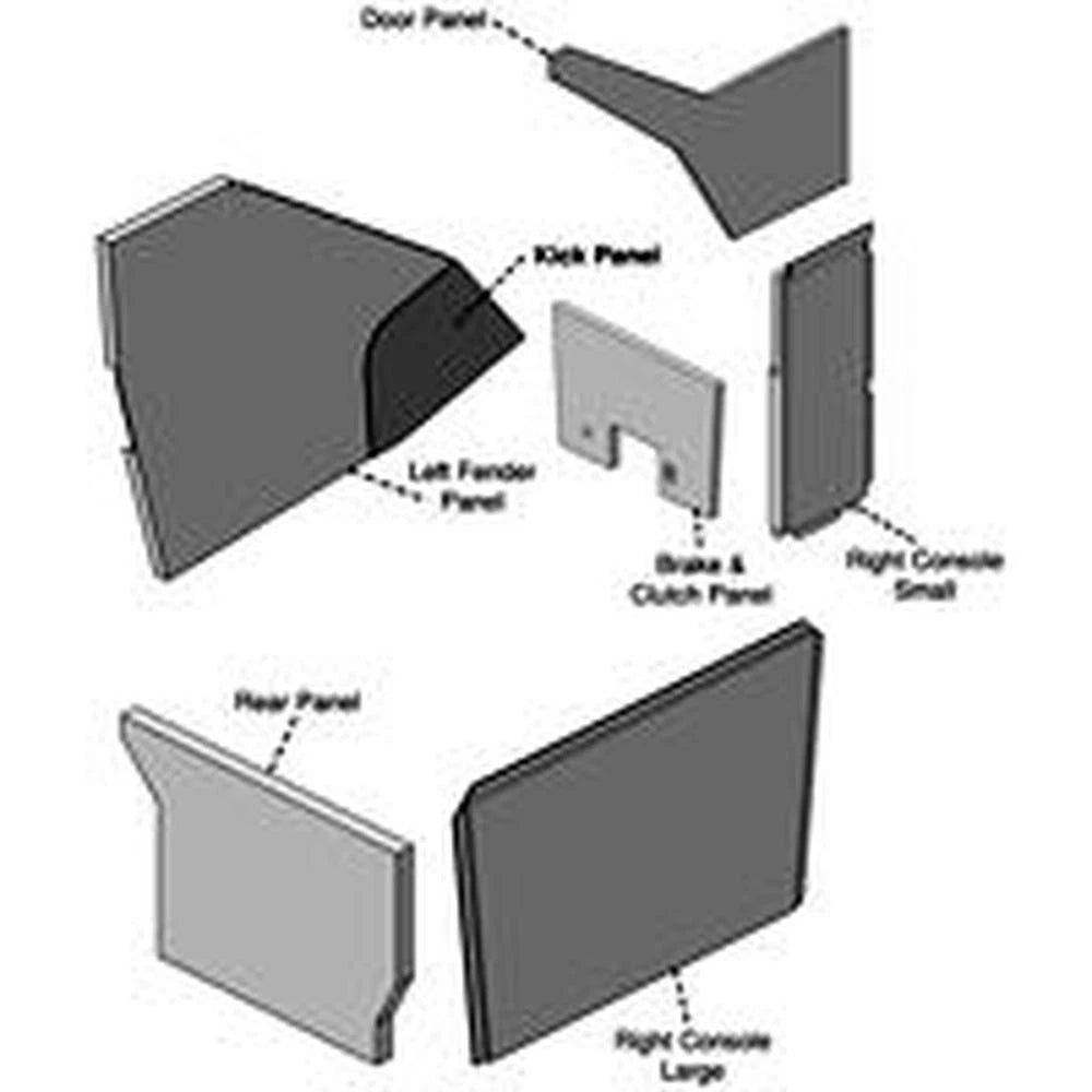 R6232 Cab Foam Kit Fits Case-ih