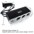 Charger Adapter Triple Splitter For Digital Camera 5V/500mah
