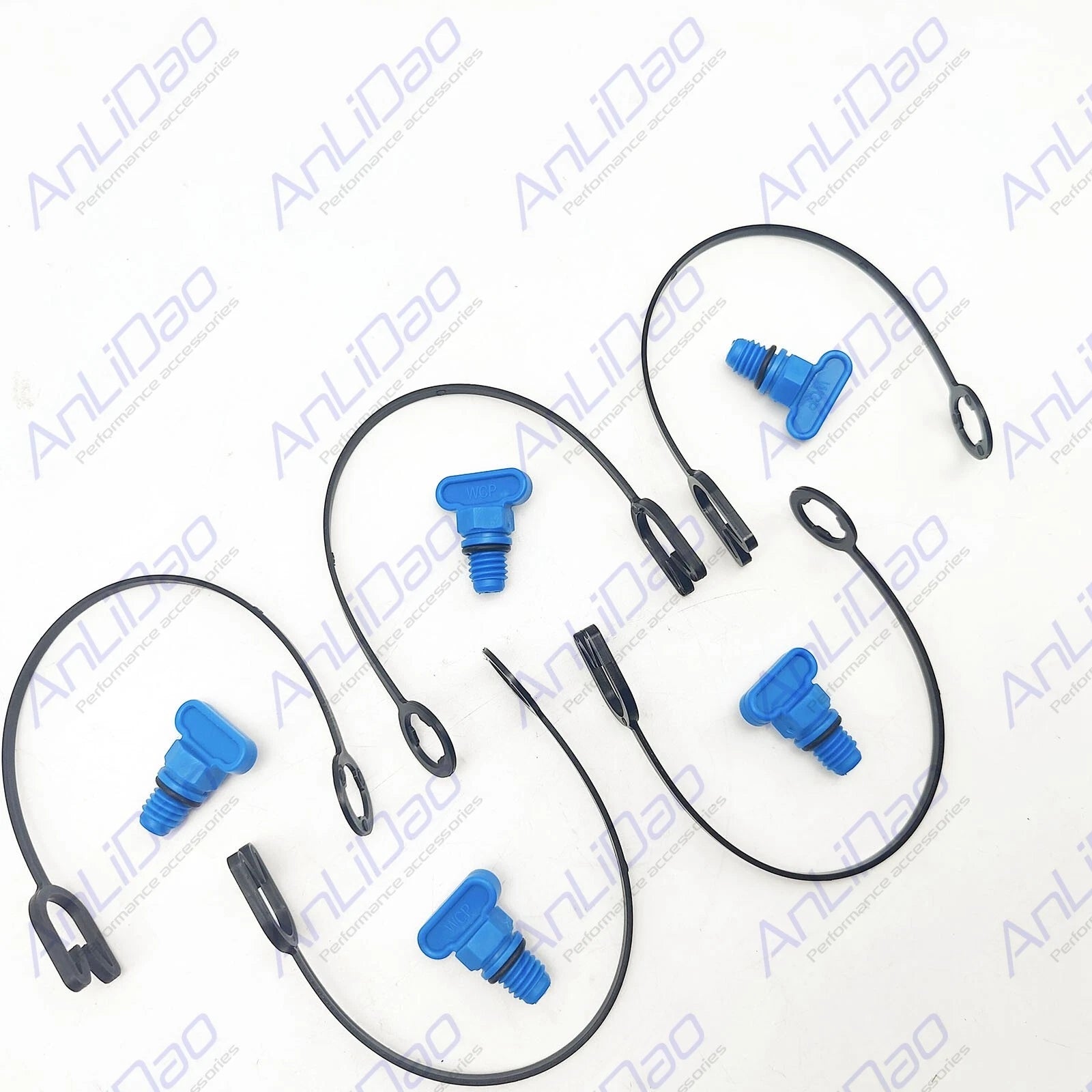 5pcs Fit Volvo Penta Retaining Drain Plug Strap O-ring 21114522