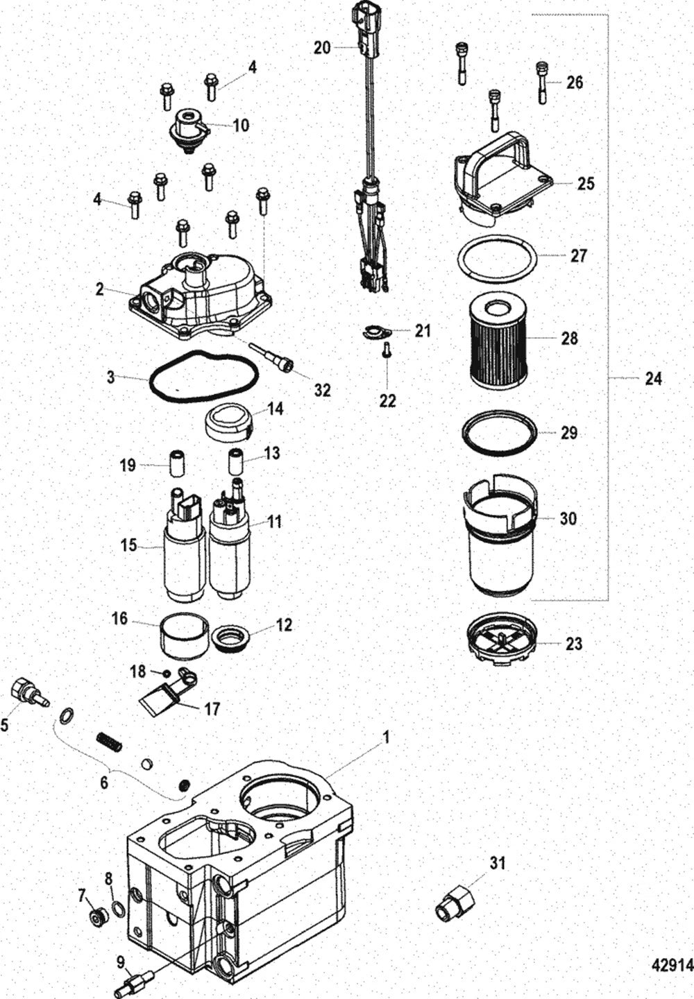 Cool Fuel Gen 3 Fuel Filter – Mercury Marine
