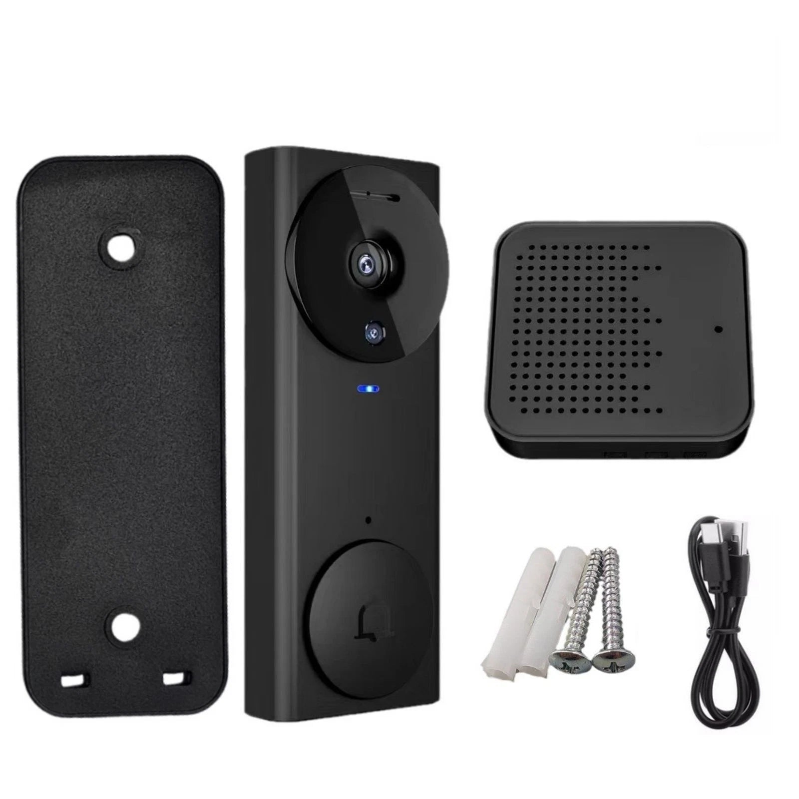Smart Wireless Wifi Doorbell Intercom Video Camera Door Ring Bell