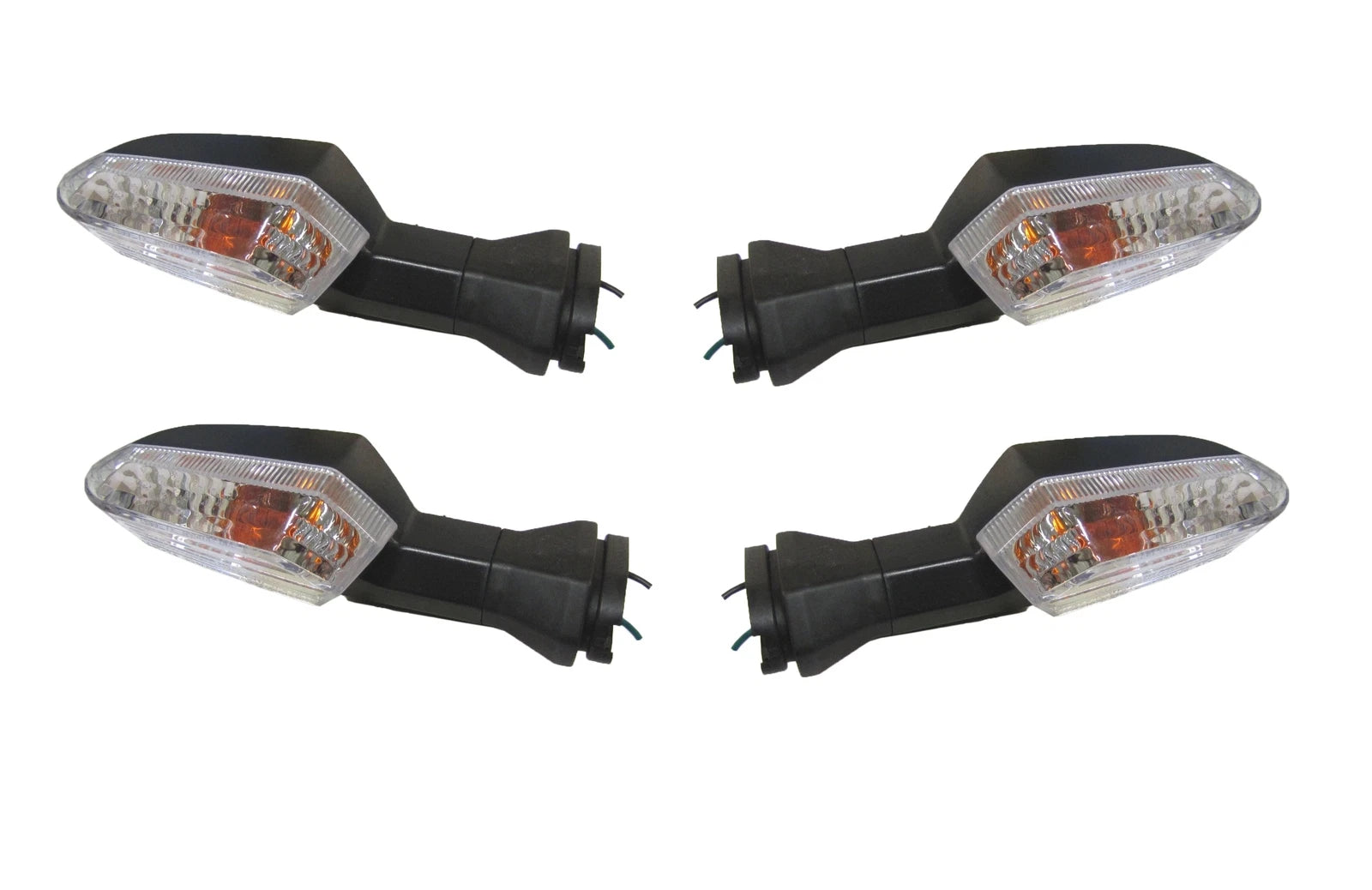 Blinkers Complete Set Of 4 Front & Rear For Kawasaki Klz 1000 A
