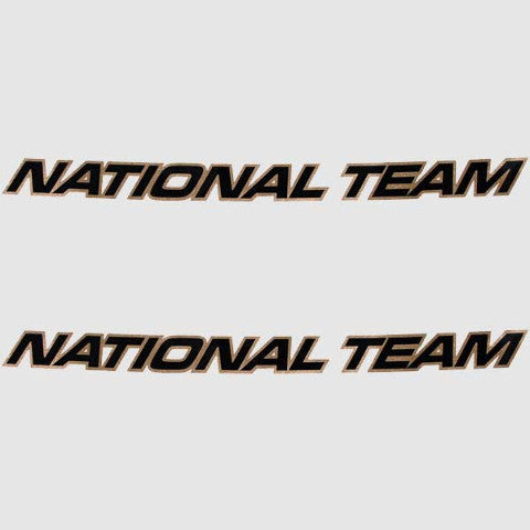 Boat Decal Tracker National Team Black Gold by Tracker