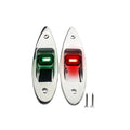 Marine Boat LED Navigation Lights 12V Red Green Stainless Steel Bow Pa