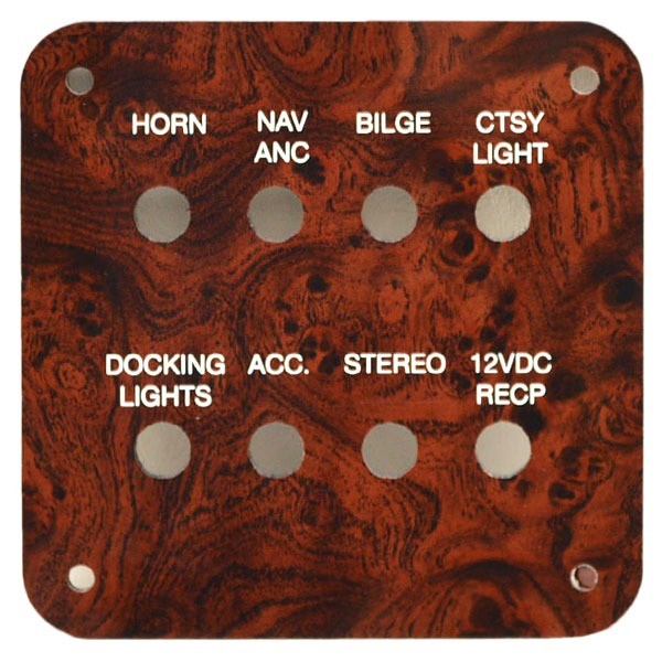 Blank Breaker Switch Panel Hurricane Fundeck 172 by Hurricane