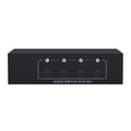 14.1*7.4*3.9cm Rca L/r, 3.5mm Aux Cable New Stereo Audio Switcher