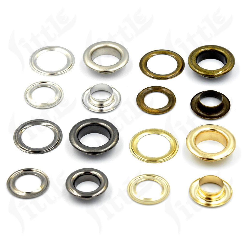 Metal Grommet Eyelets for DIY Crafting 1.5-40mm