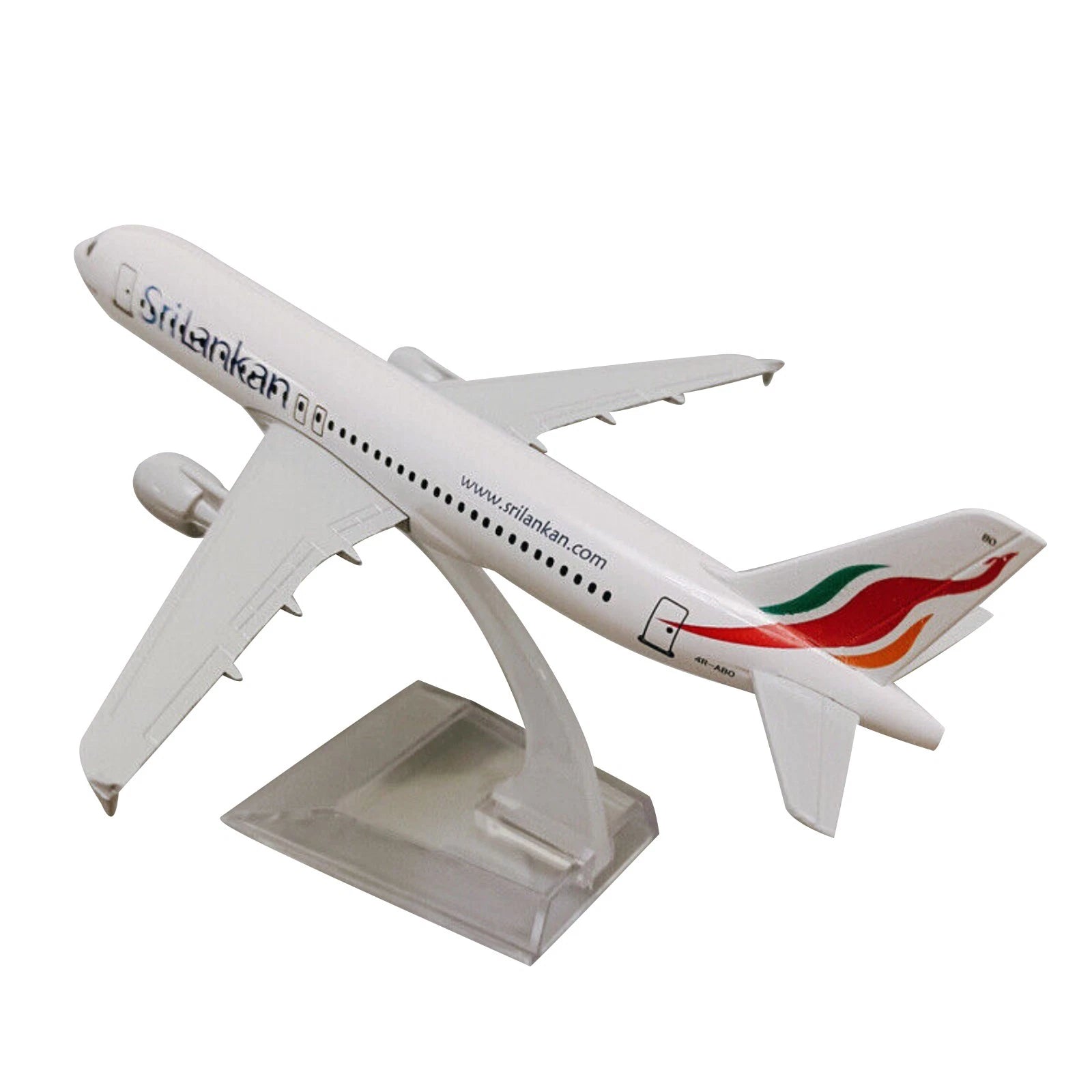 16cm A320 Srilankan Airlines Civil Airliner Model Diecast Airplane