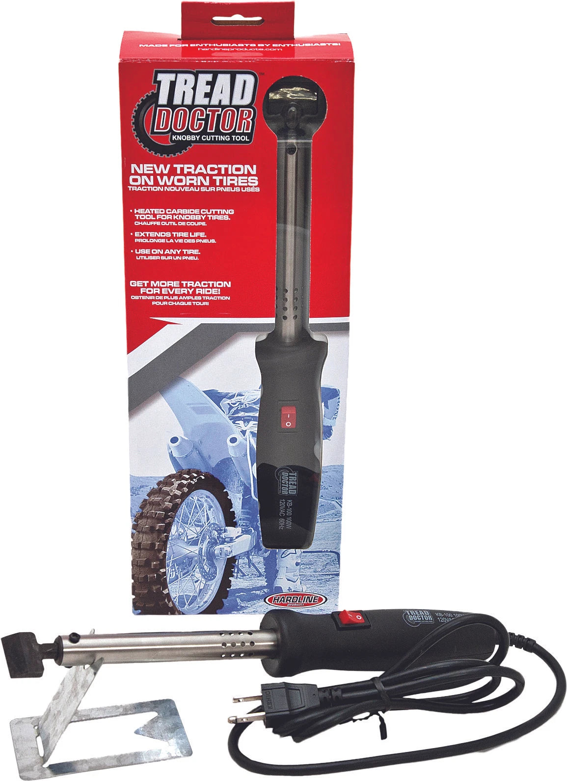 Hardline Tread Doctor Tire Edge Sharpener For Motocross & Atv 57-0090