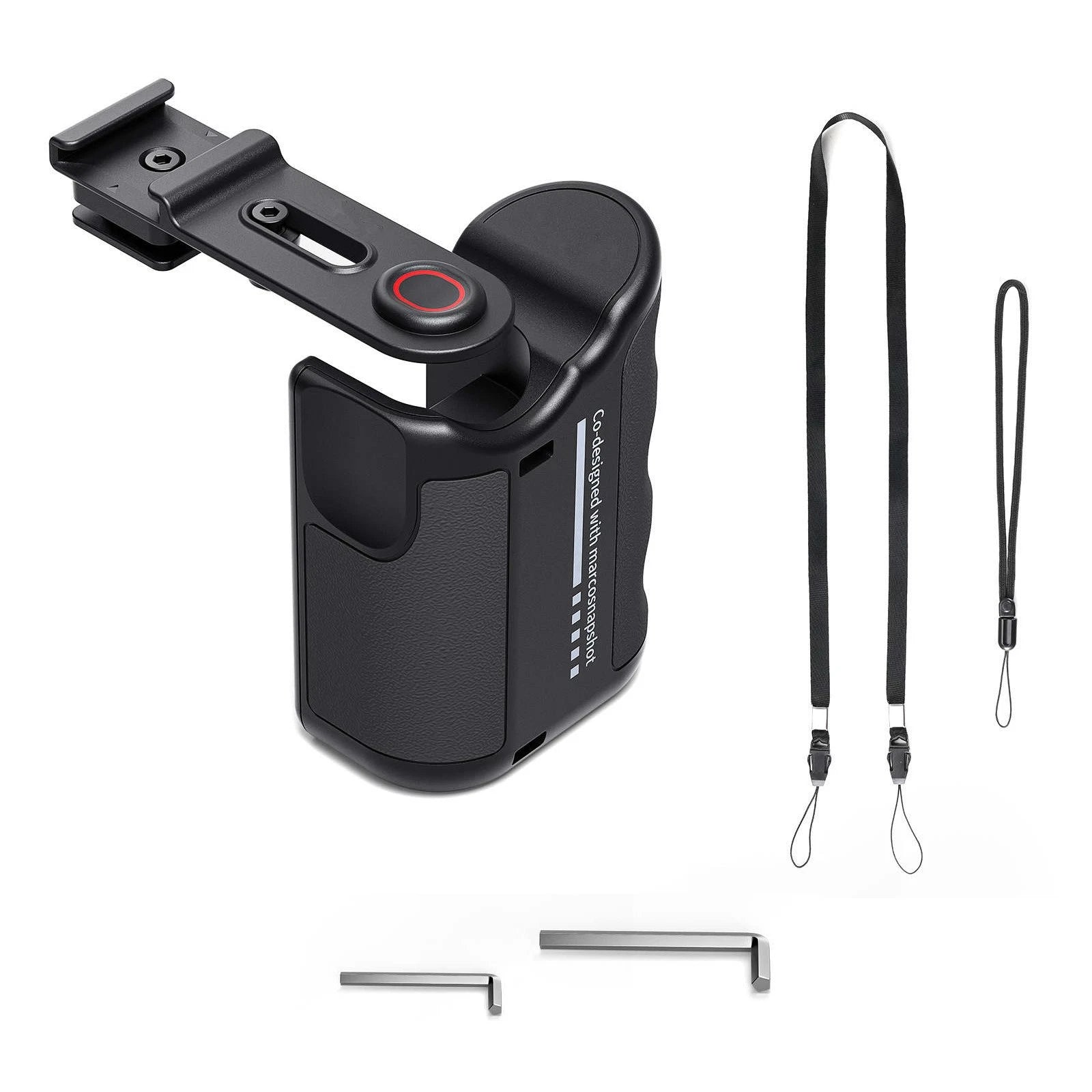 Ergonomically Camera Vlog Hand Grip Holder Accessories For Insta360