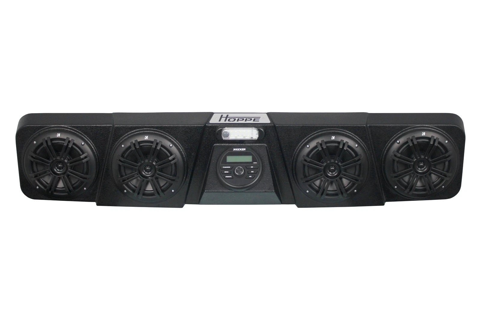 Hoppe Audio Mini Marine Utv Speakers With Rgb Led & Bluetooth For