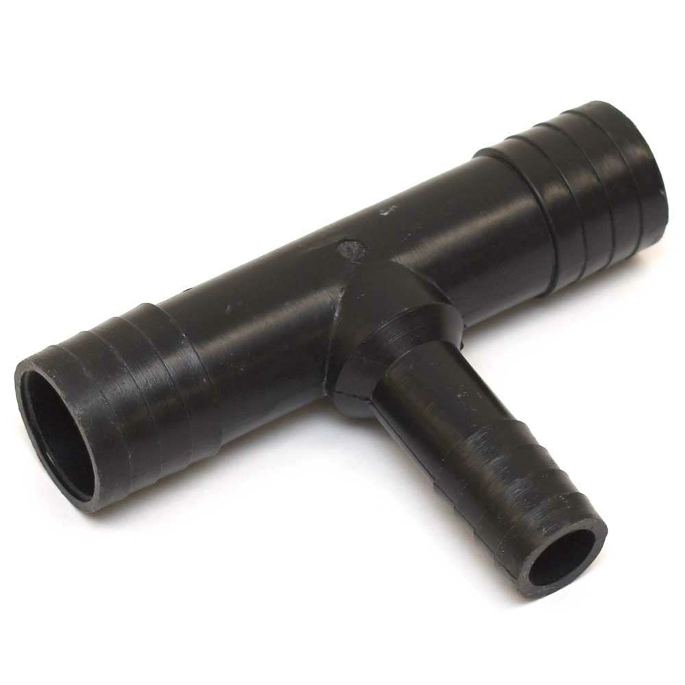 T Fitting Sportsman Boat Black Plastic by Sportsman