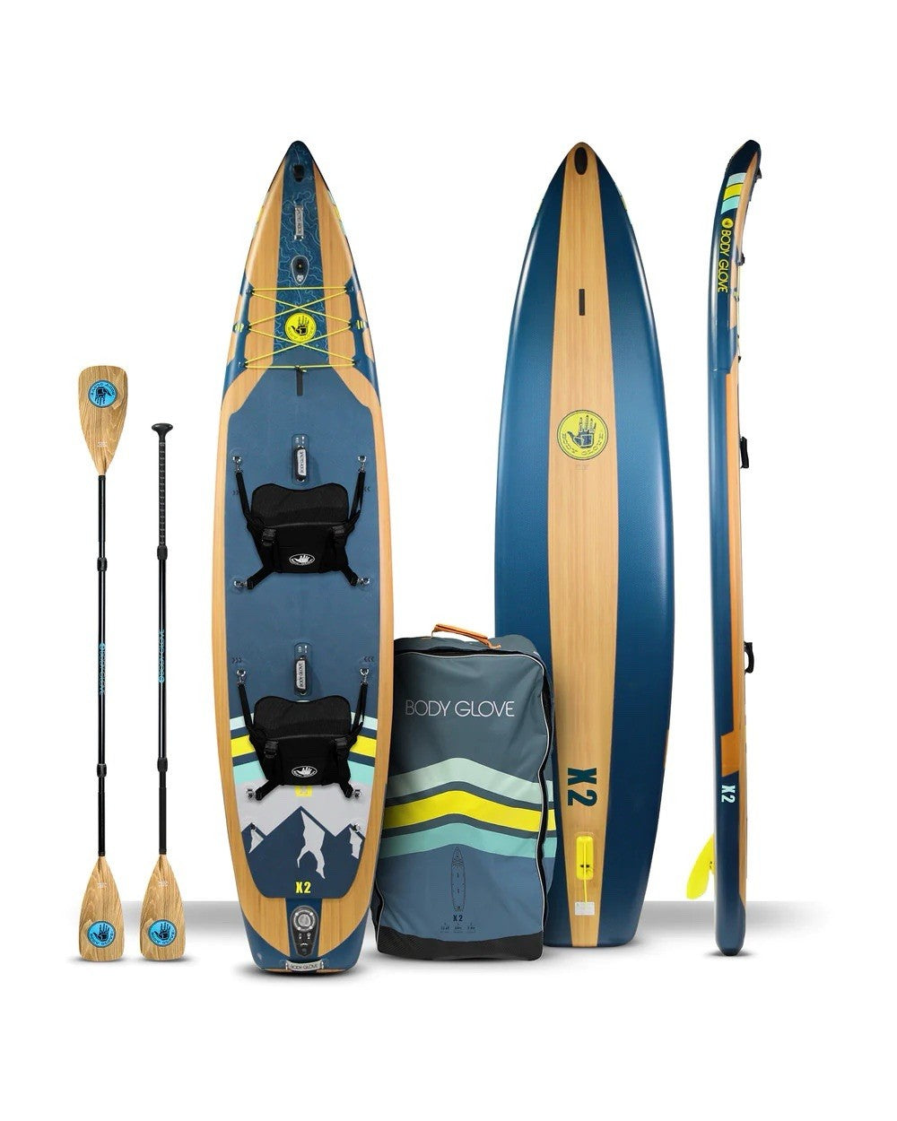 Body Glove X2 13.6’ Inflatable SUP & Kayak by Body Glove
