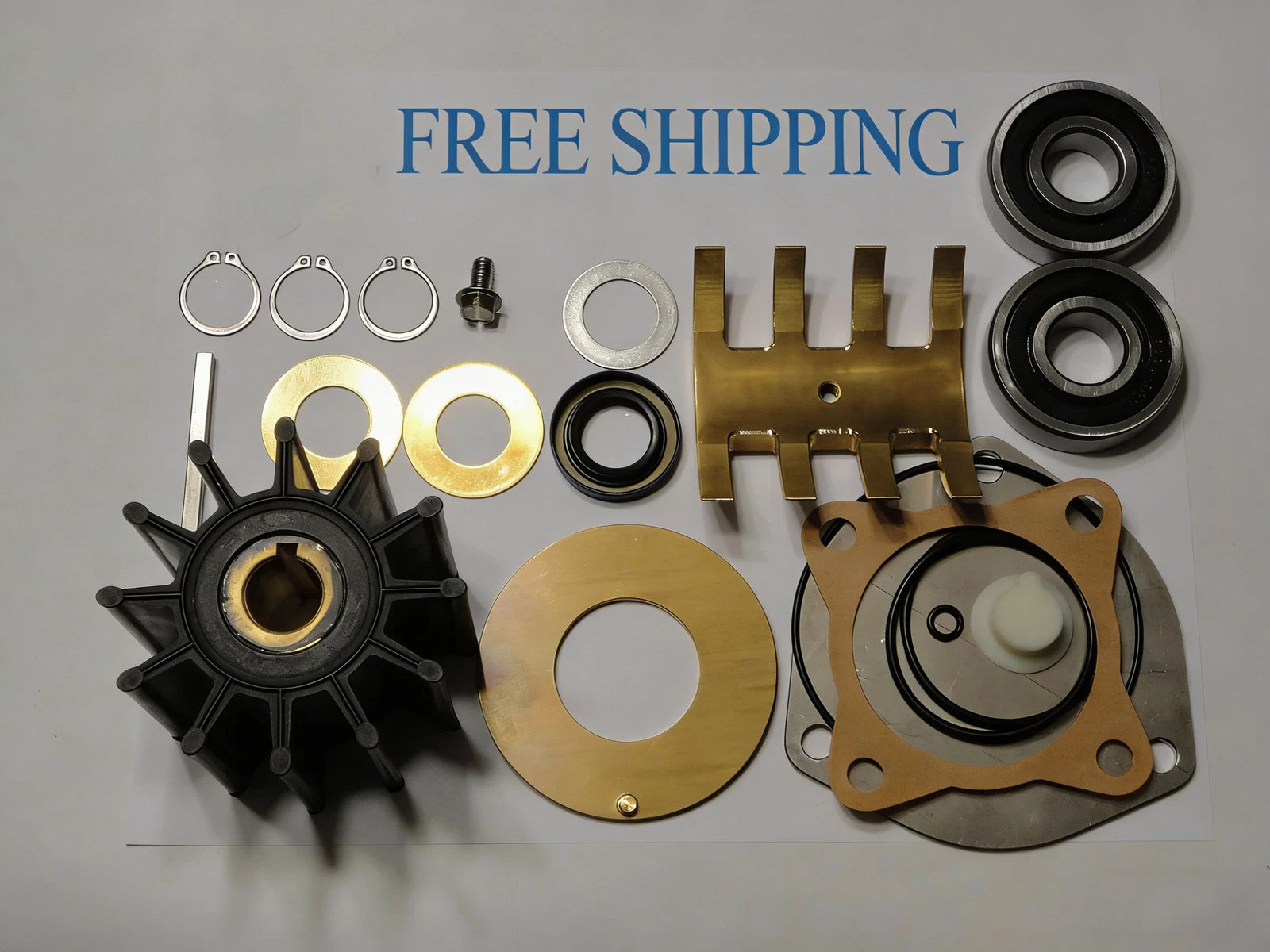 Sherwood Pump 23974 P1711 P1712 P1716b P173 P1719 Impeller Repair Kit