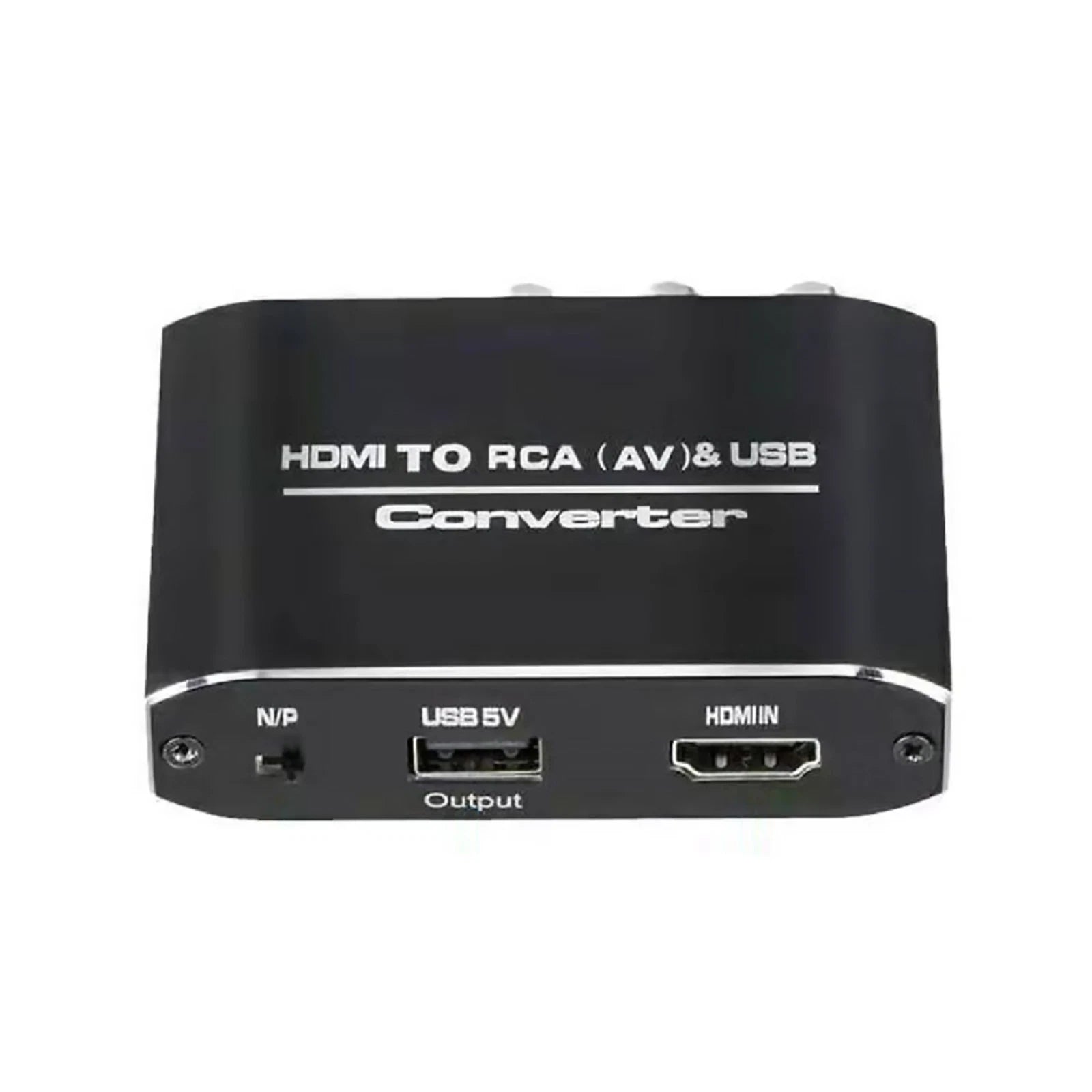 5V 1080p Hdmi To Rca Converter Adapter Av/cvsb L/r Video Box Support