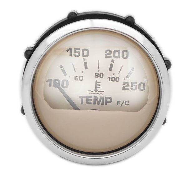 Faria Boat Water Temperature Gauge GP4052A | Euro SS Beige by Faria
