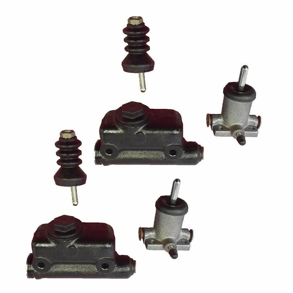2pk Kit Brake Master & Slave Cylinder Fits Case 584d 584e 585d 585e