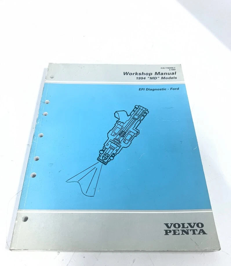 Volvo Penta 7796458-3, Workshop Manual, Efi Diagnostic, 1994 Md Models