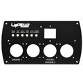 Mako Boat Blank Battery Switch Panel by Mako