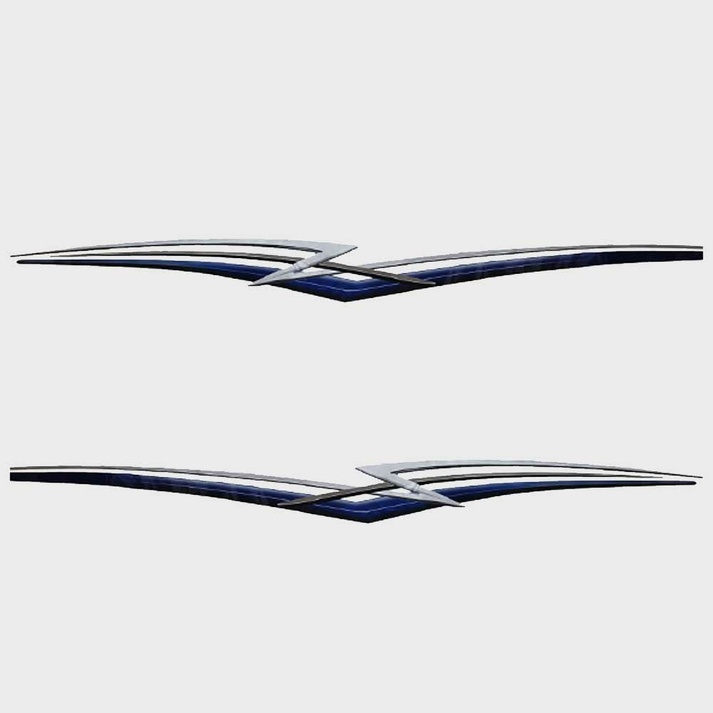 Graphic Decals Larson Boat 97 1/2 Inch Blue by Larson