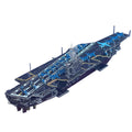 Diy Metal 1/1500 Scale Uss Roosevelt Aircraft Carrier Cvn-71 Model