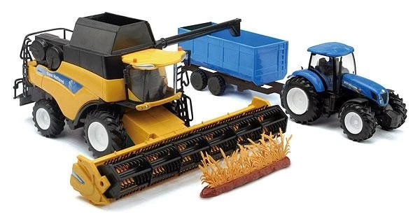 Newray Model New Holland Cr9090 Harvester & T7.270