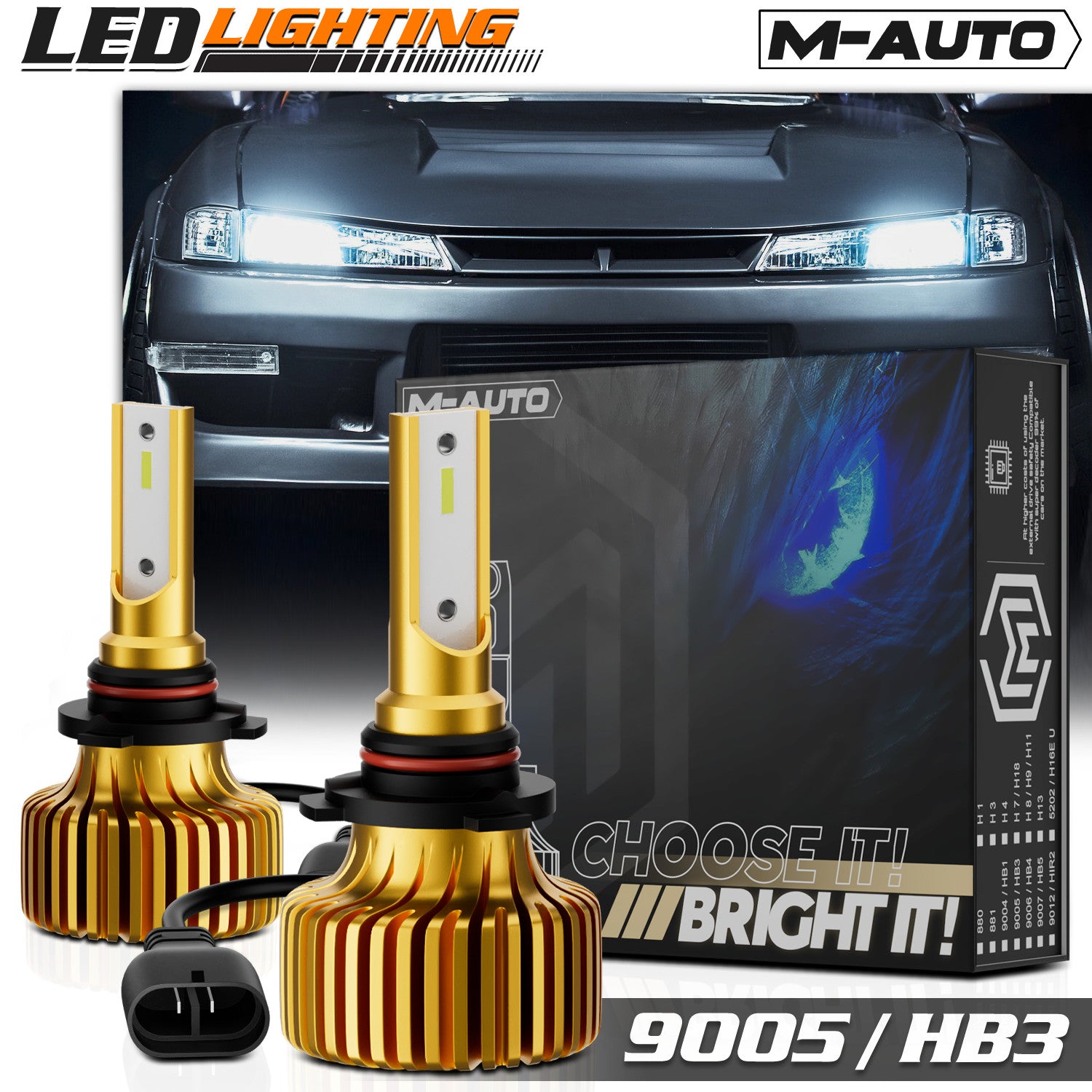 Black Clear Corner OE Style Headlight for Chevy
