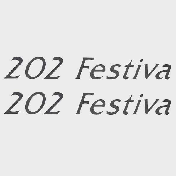 Rinker Boat Brand Decal Festiva 202 by Rinker