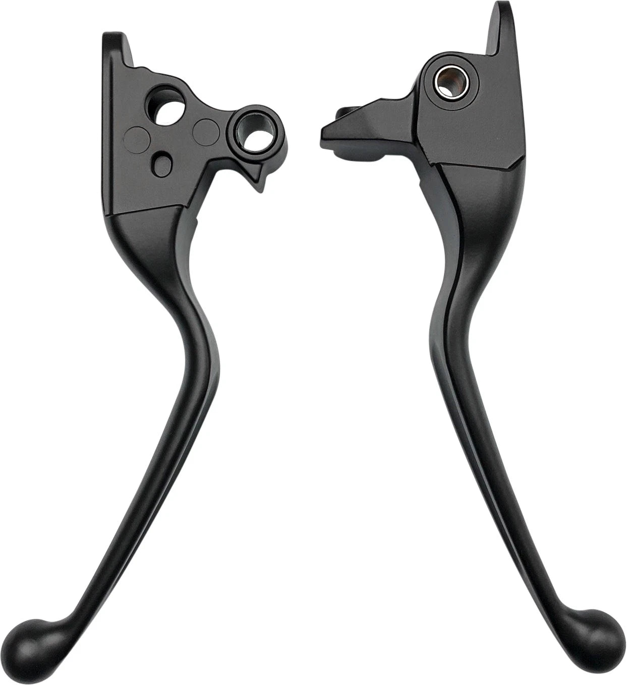Harddrive Black Brake & Clutch Lever Set For Harley Davidson Flhr &