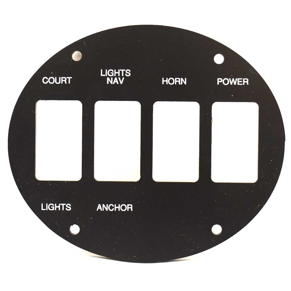 Ranger Boat Transom Trim Plastic Port 8 1/2 x 6 3/4 Inch by Ranger