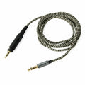 Audio Nylon Braid Cable Cord For Shure Srh840 Srh940 Srh440 Srh750dj