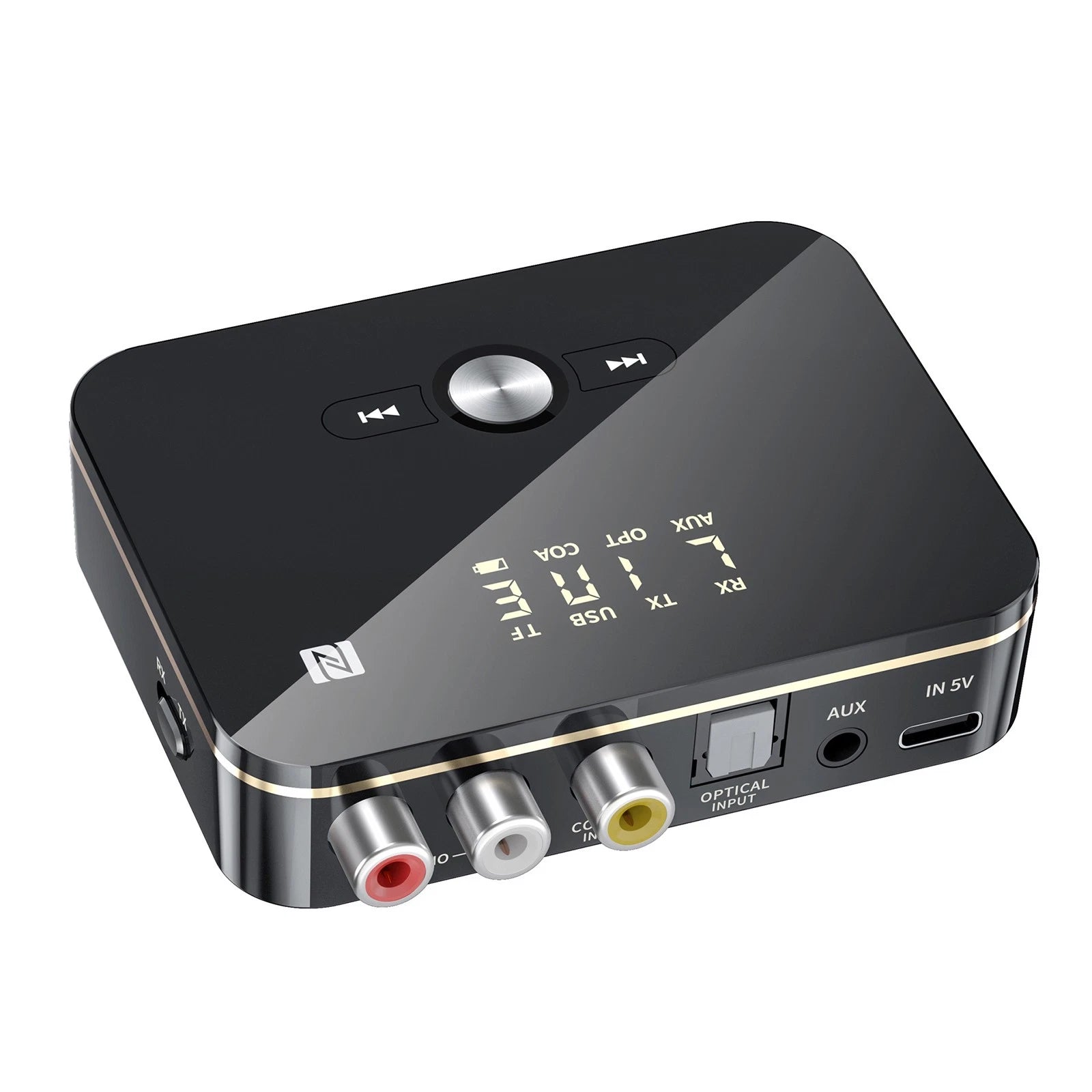 Nfc Multi-function Bluetooth Receiver Wireless 3.5mm Aux To 2rca