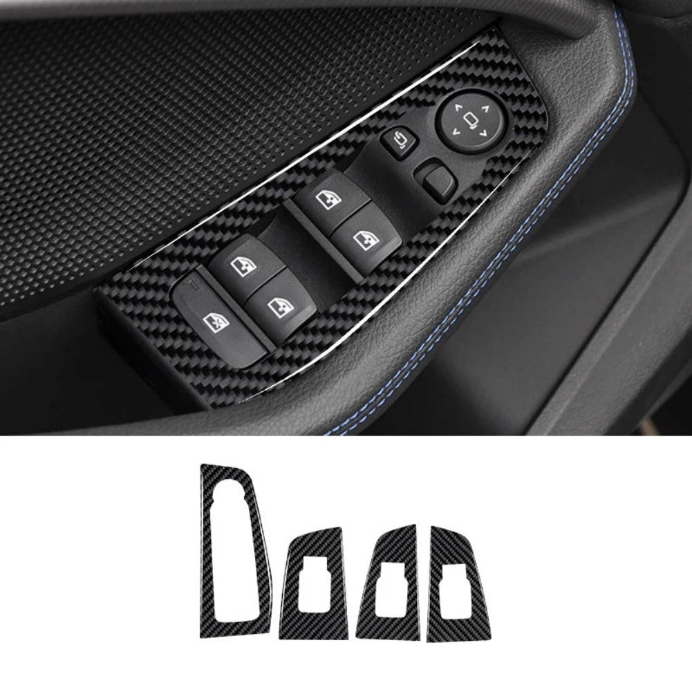 For Bmw F40 F44 Carbon Fiber Switch Trim Kit For Car Window Lift