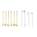 Steel Straw Spoon for Cocktail Parties