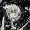 S&s Cycle 2017+ M8 Models Stealth Air Cleaner Kit W/ Chrome Mini