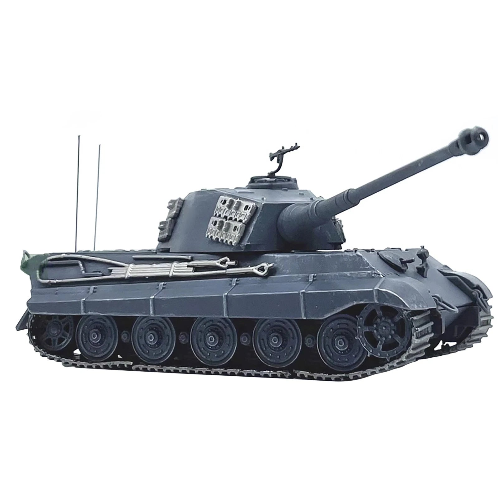 1:72 Wwii German Berlin 1945 Tiger Ii Tank Alloy Model Military