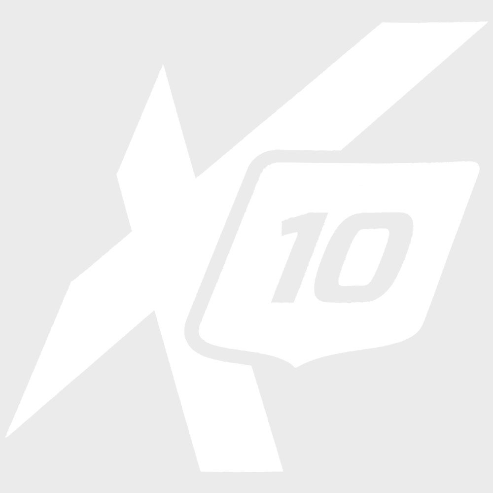 Decal MasterCraft X10 White 3.75 x 4.125 Inch by MasterCraft