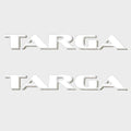 Decals Tracker Targa Logo White Stickers by Tracker